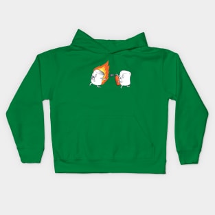 marshmallows at a picnic Kids Hoodie